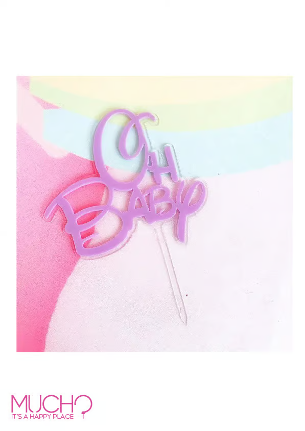 Oh Baby Cake Topper