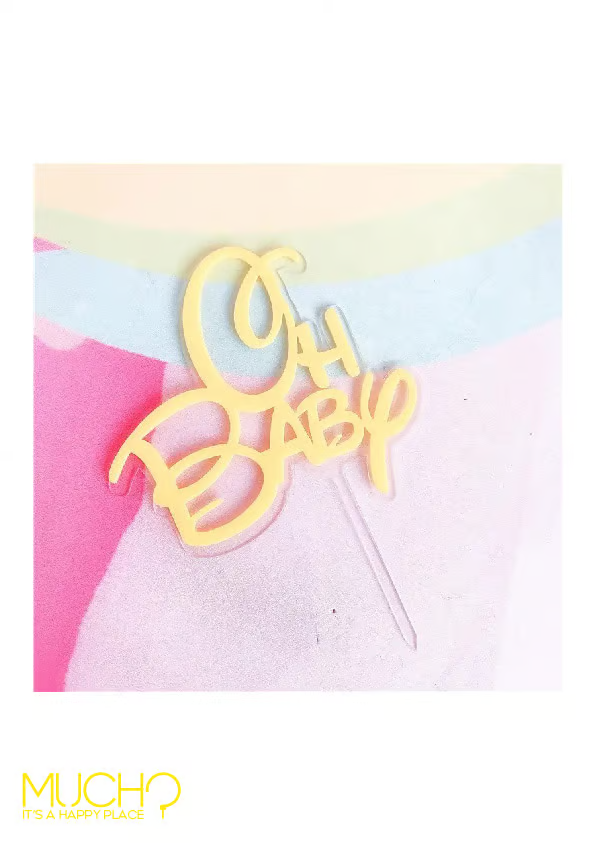 Oh Baby Cake Topper