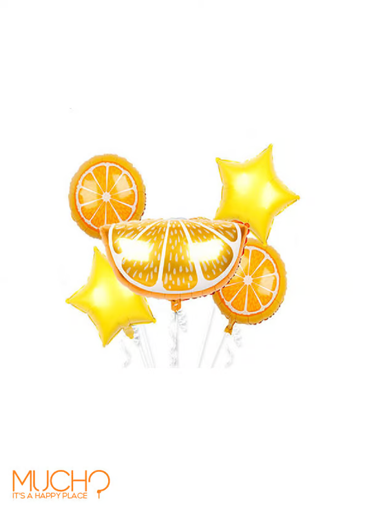 Orange Theme Balloon Bunch