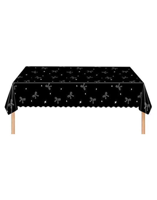 Black Bow Table Cover