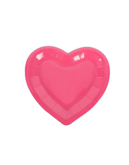 Heart Shaped 9In Plates