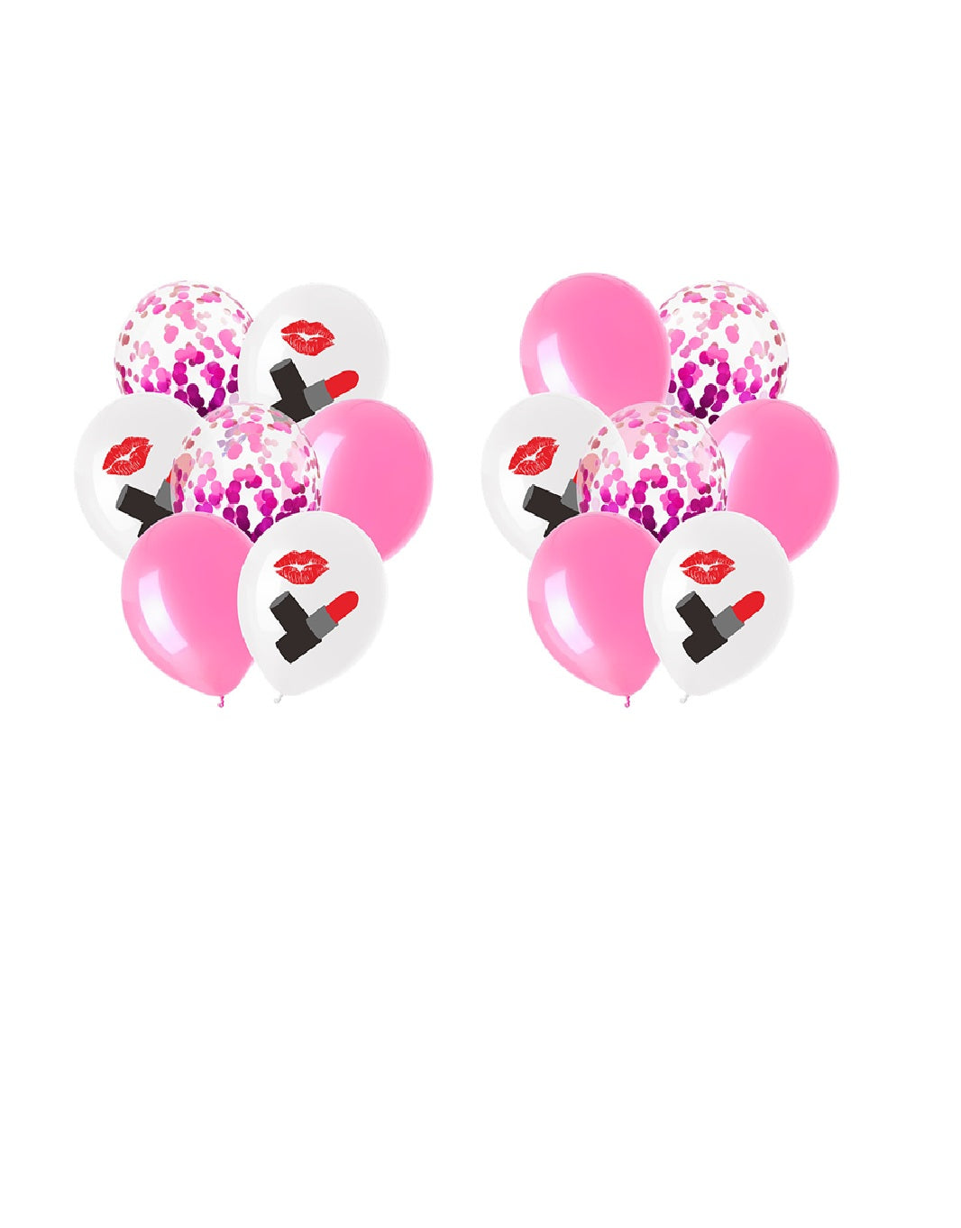 Makeup Balloons Set