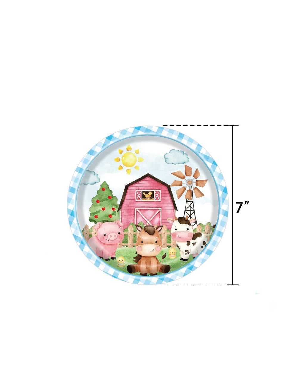 Blue Farm 7In Plate