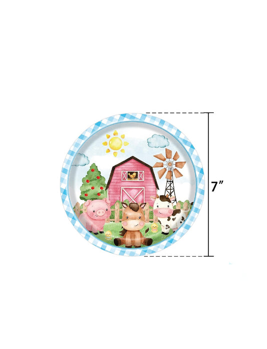 Blue Farm 7In Plate