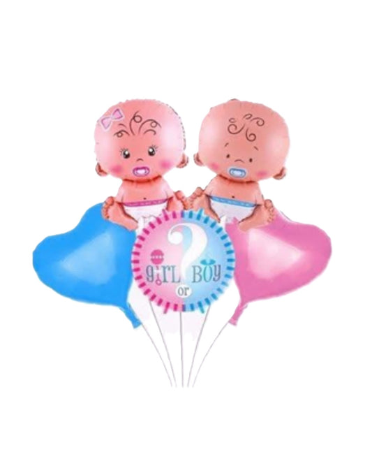 Gender Reveal Balloons Bunch