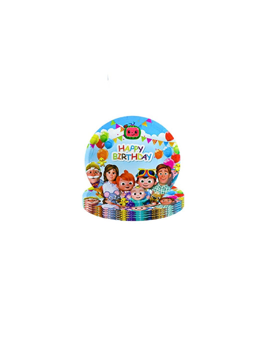 Cocomelon 7 Inch Plates