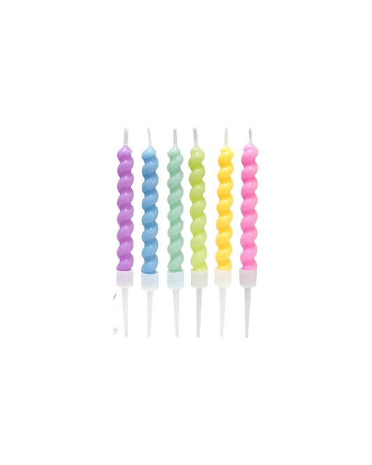 Pastel Twisted Candles