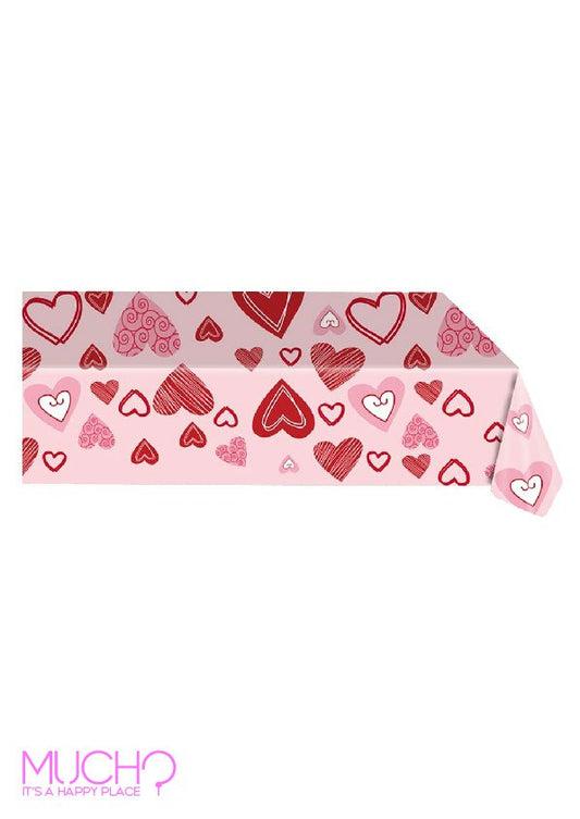 Hearts Table Cover