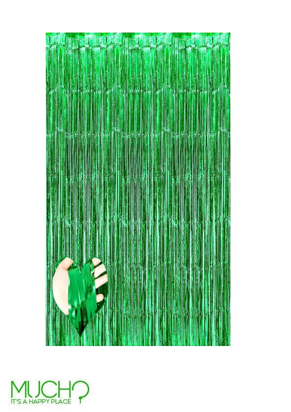 Green Foil Curtain