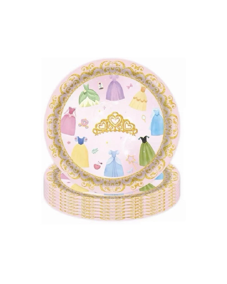 Princess Dresses 9IN Plate