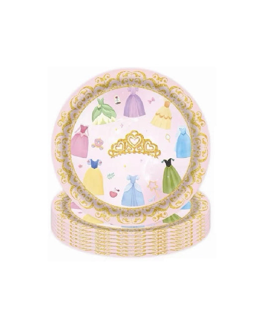 Princess Dresses 9IN Plate