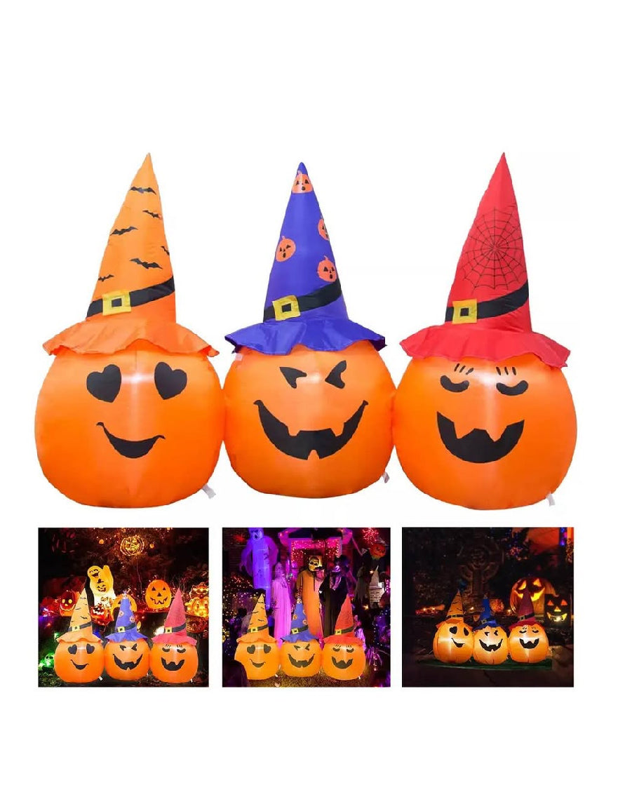 Witch Pumpkin Inflatable Decoration