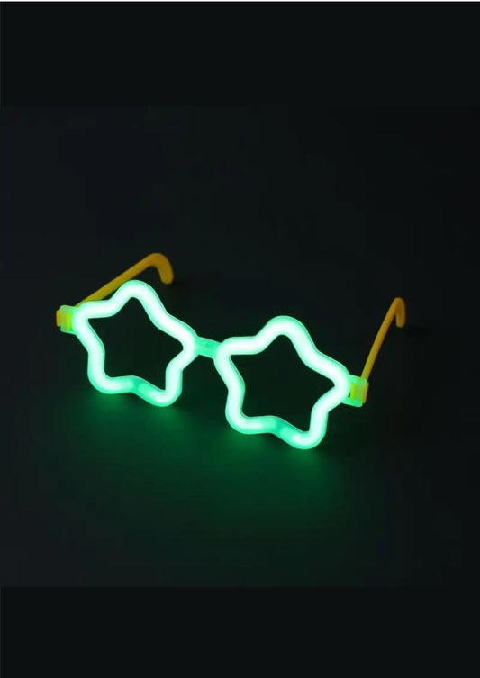 Glow in the Dark Star Glasses