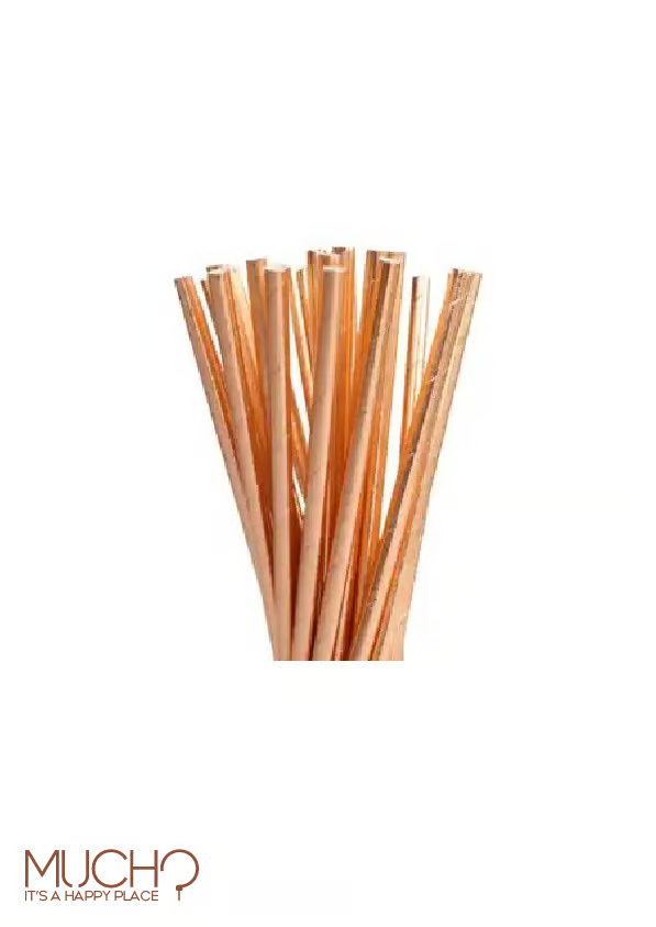 Rose Gold Straws