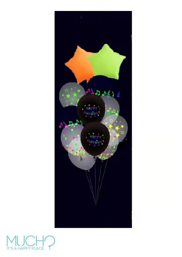 Neon Balloons Set