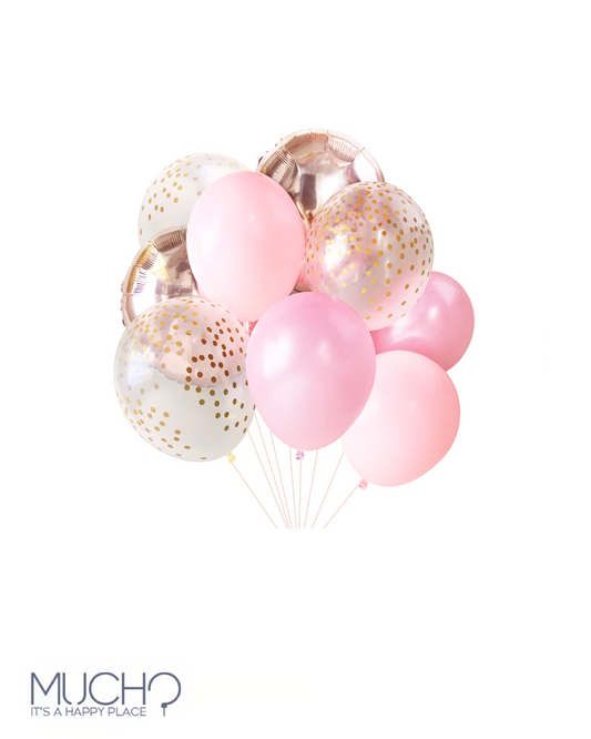 Pink Balloons Bunch