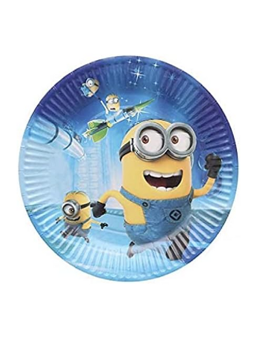 Minions 9 Inch Plates