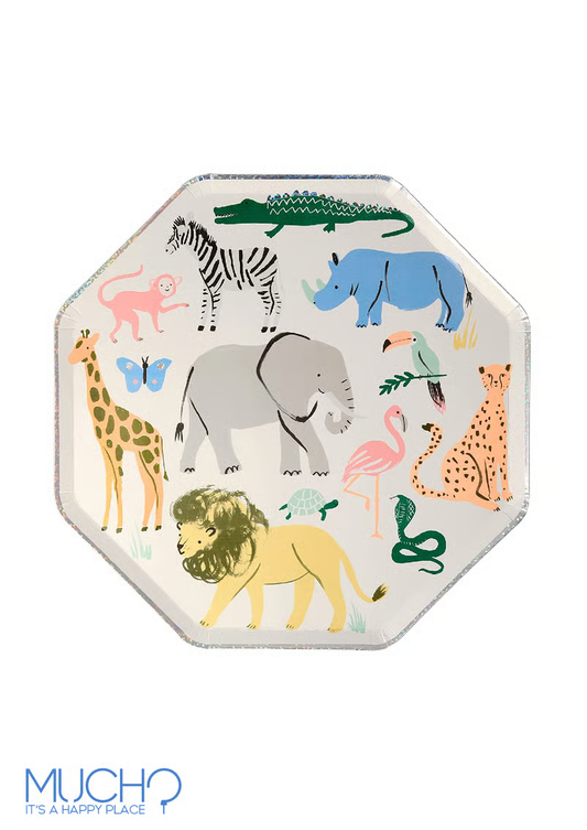 Animals 9 inch plates