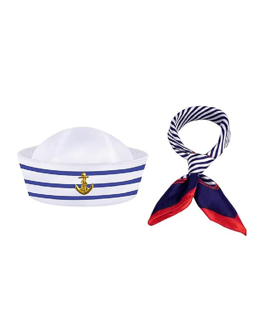 Sailor Hat & Scarf Set
