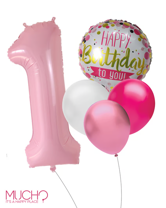 Pastel Pink Birthday Bunch