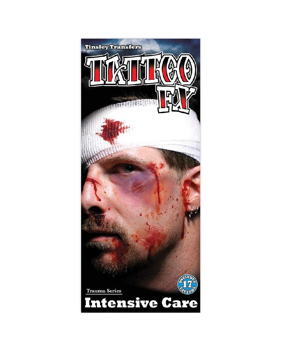 Adhesive Tattoo Costume Accessory for Halloween, Carnival and Theme Party