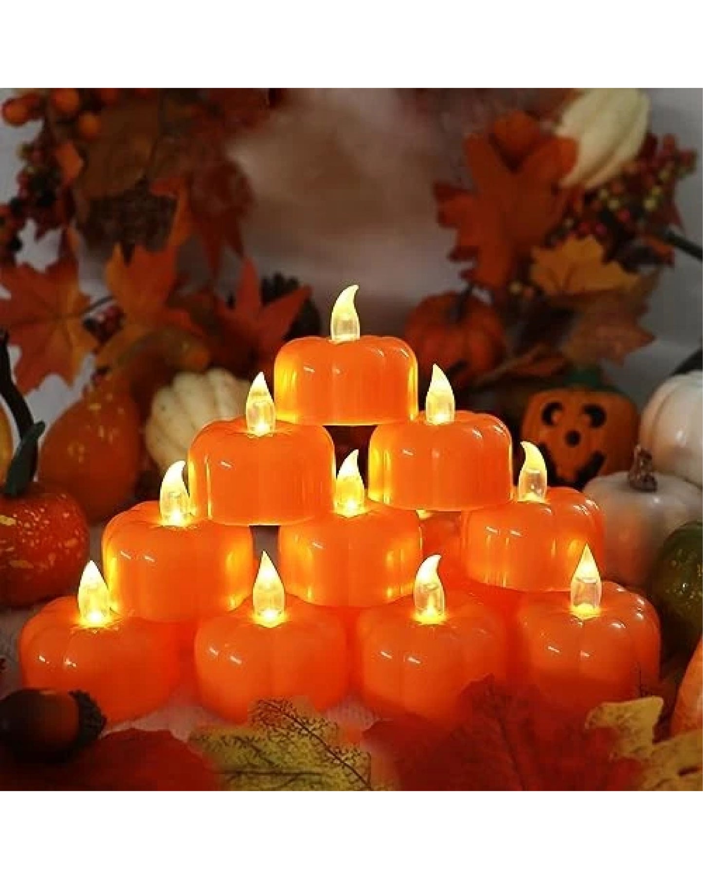 Pumpkin Candle (1 Pc)