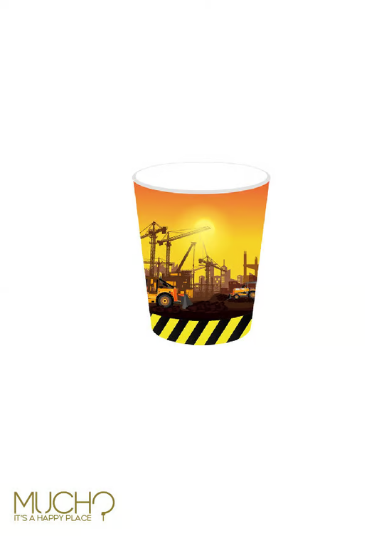 Construction Yellow Cups