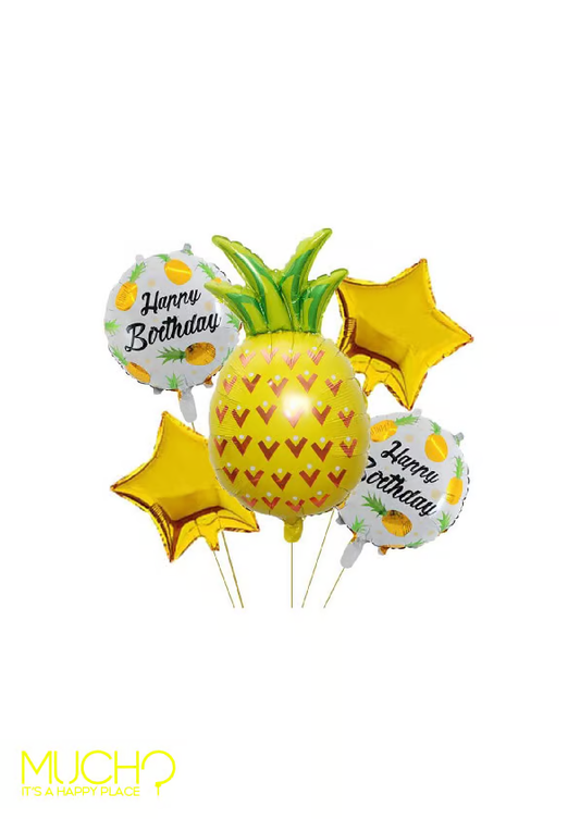 Pineapple Theme Balloon Bunch