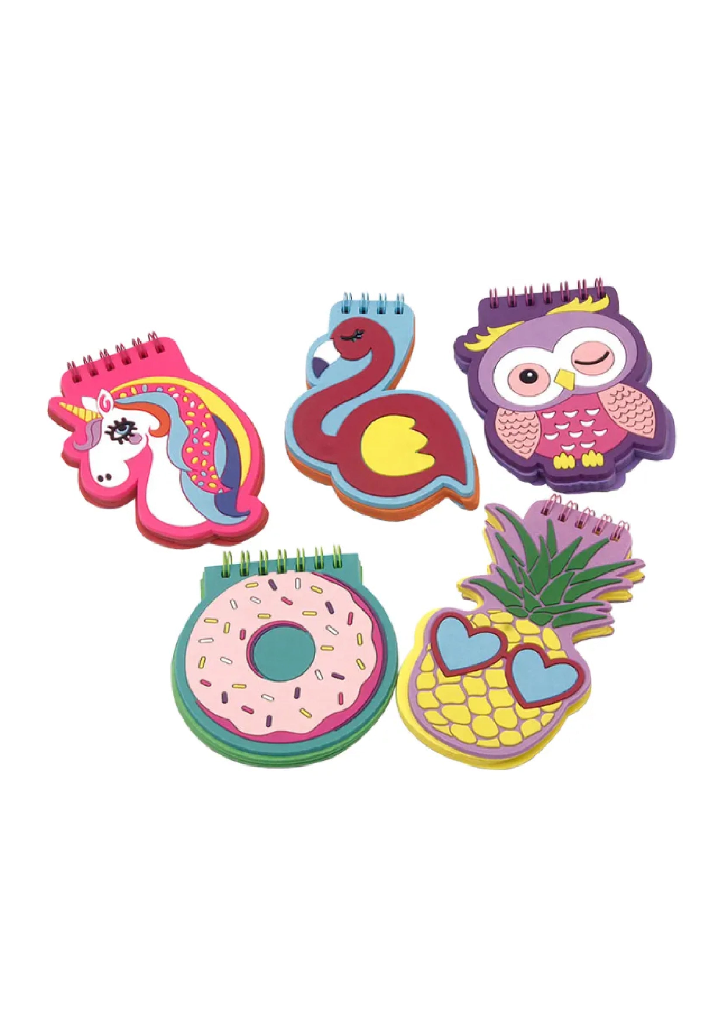 Mixed Shape Silicon Mini Notebook (1 Pc) – MUCHO