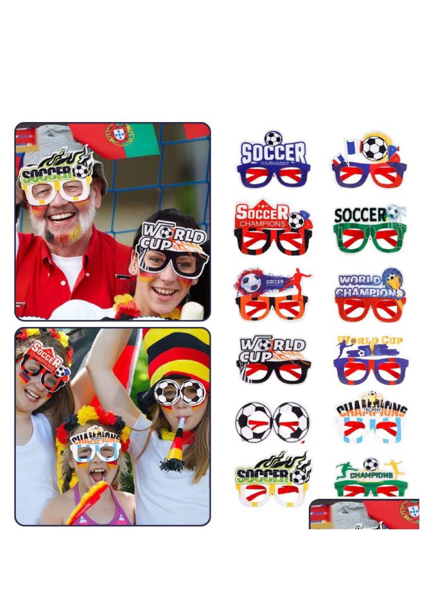 Football Glasses (1 Pc)