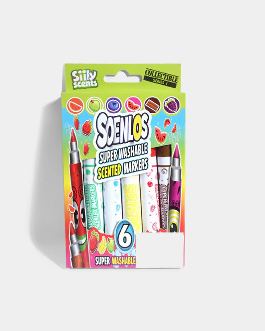 Soenlos Washable Scented Marker (Pack of 6)