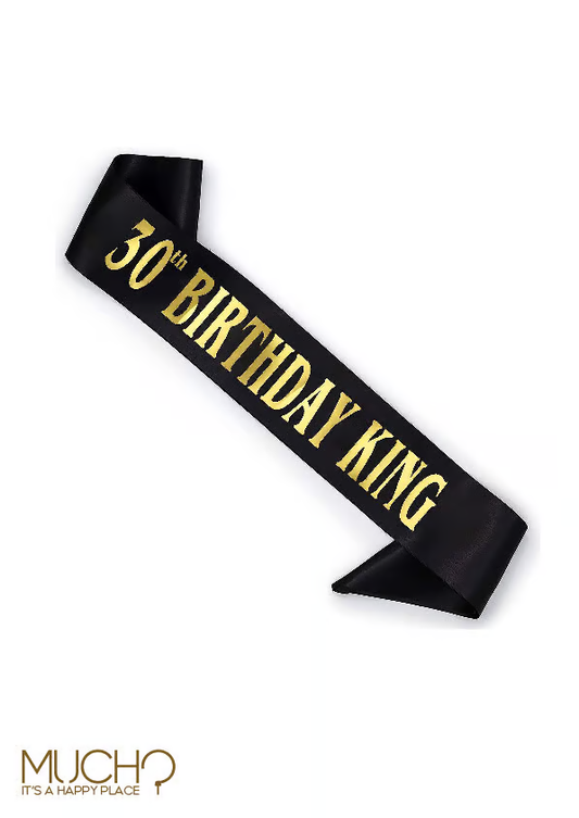 30 Birthday Sash