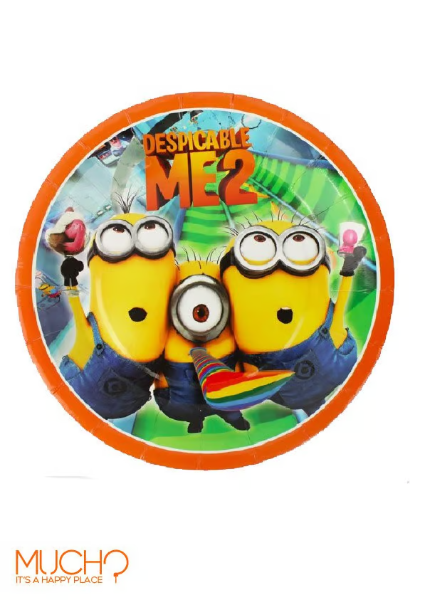 Minions 9 Inch Plates