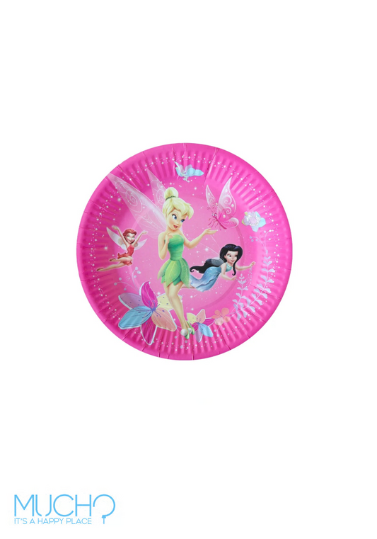 Tinker Bell 7 Inch Plates