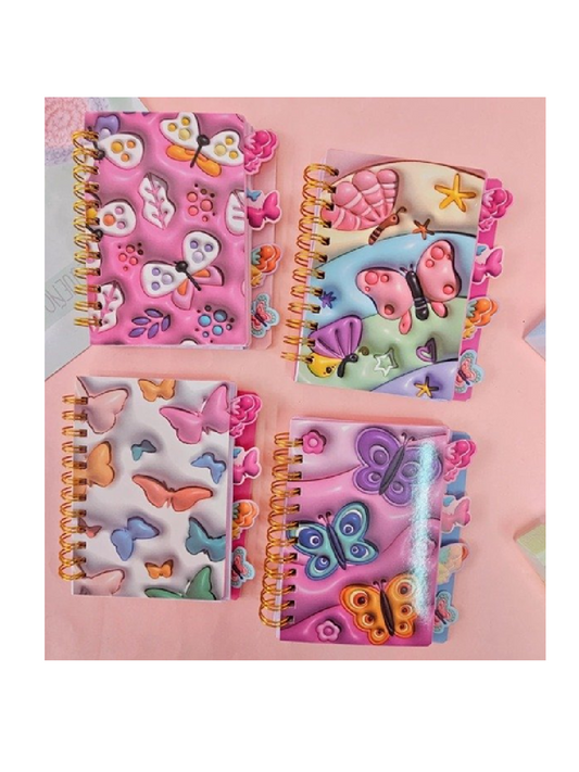 Butterfly Mini Agenda Notebook
