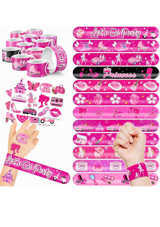 Girly Slap Bracelet (Pack of 12)