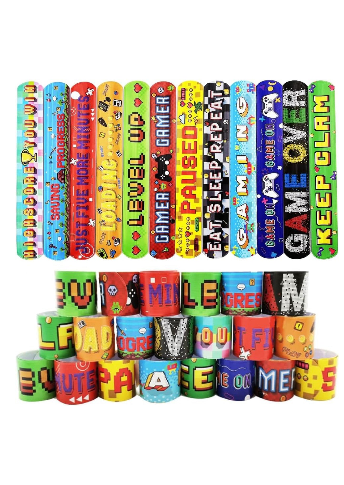 Game On Slap Bracelet (Pack of 12)