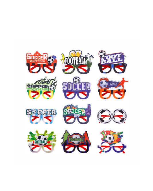 Football Felt Glasses (Pack of 12)