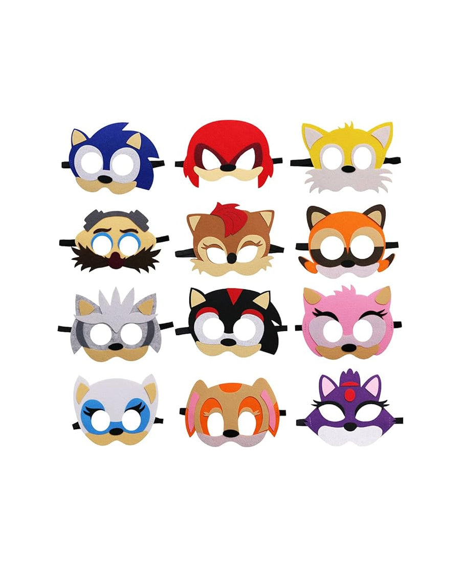 Sonic Masks (Pack of 12)