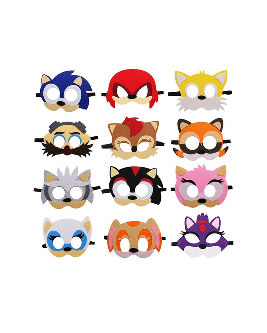 Sonic Masks (Pack of 12)