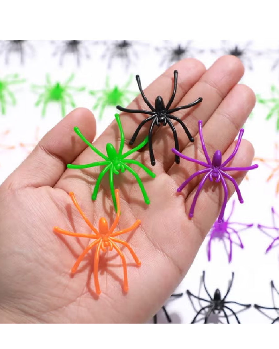 Mini Colored Spiders