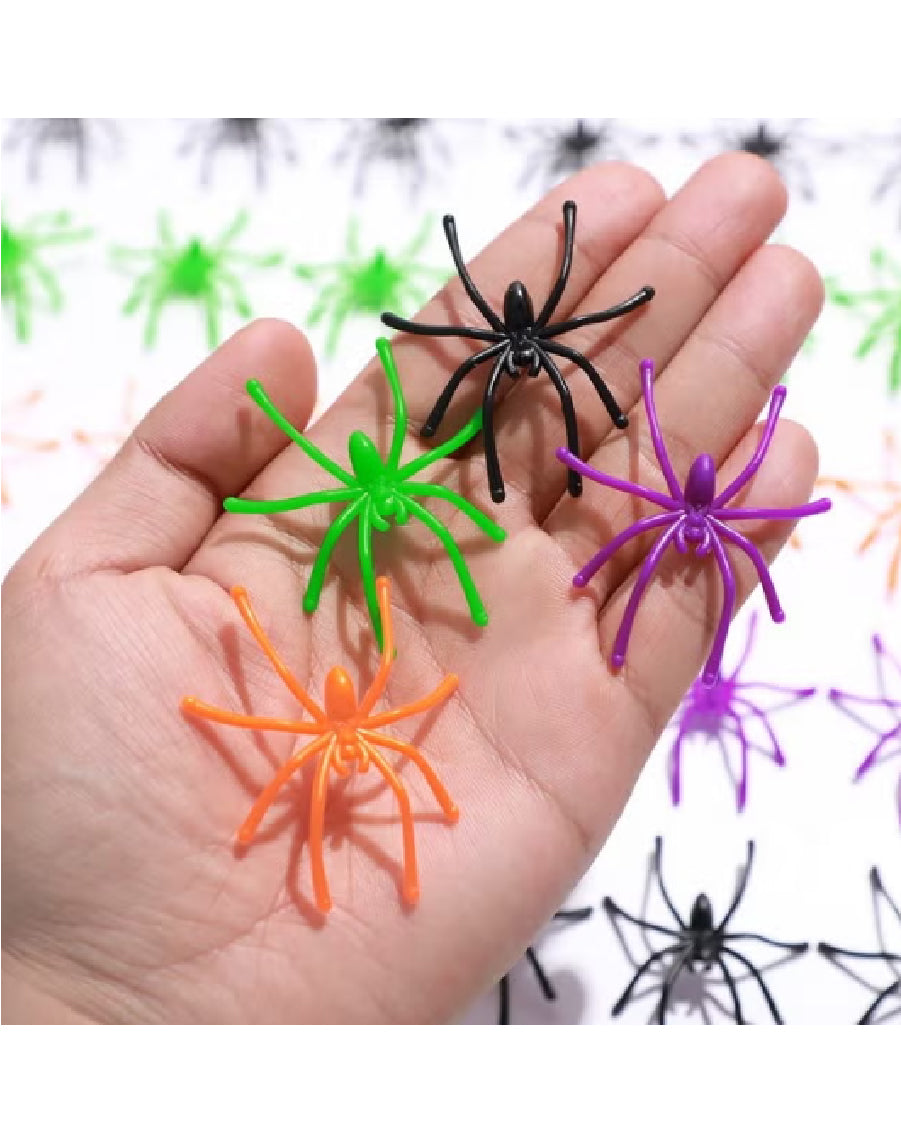 Mini Colored Spiders