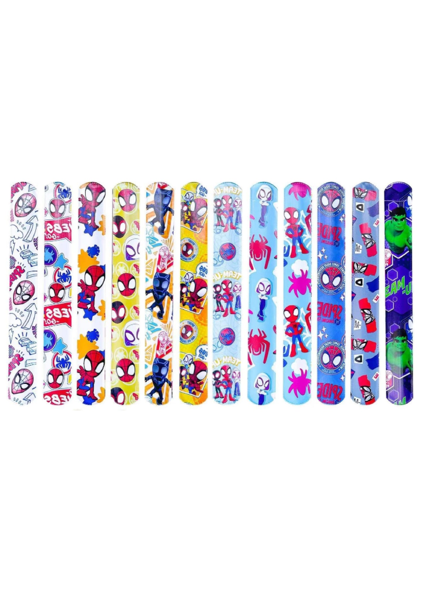 Superheros Slap Bracelet (Pack of 12)