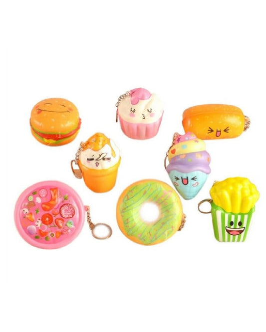 Mixed Designs Mini Squishy Keychain (1 Pc)