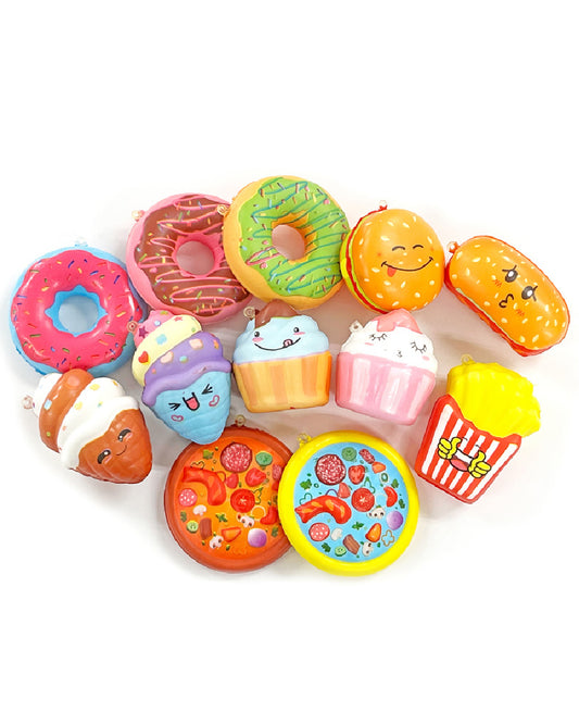 Mixed Designs Mini Squishy Keychain (1 Pc)