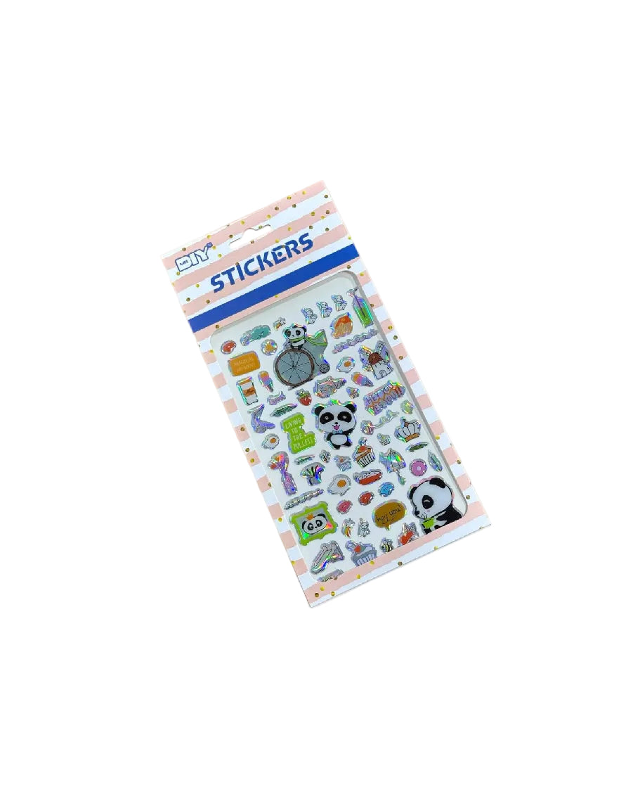 Shiny Mixed Designs Sticker Sheet