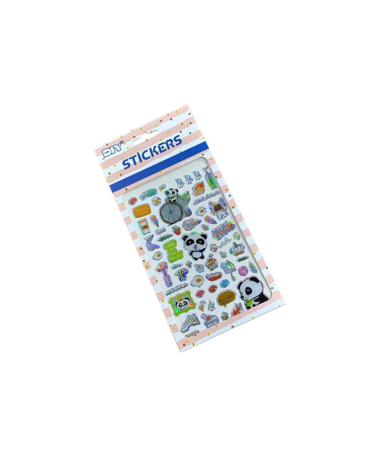Shiny Mixed Designs Sticker Sheet