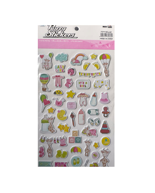 Its A Girl Sticker Sheet