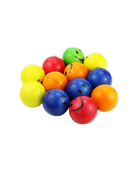 Colored Smiley Stress Ball (Pack of 12)