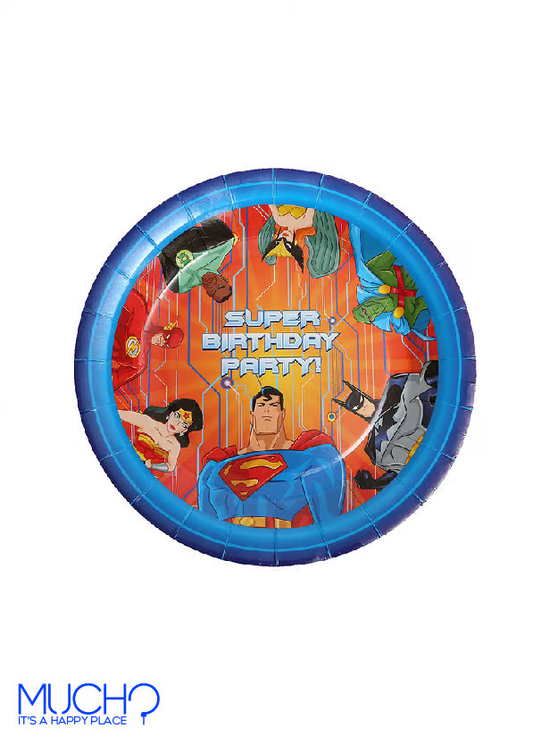 Superman 9 Inch Plates